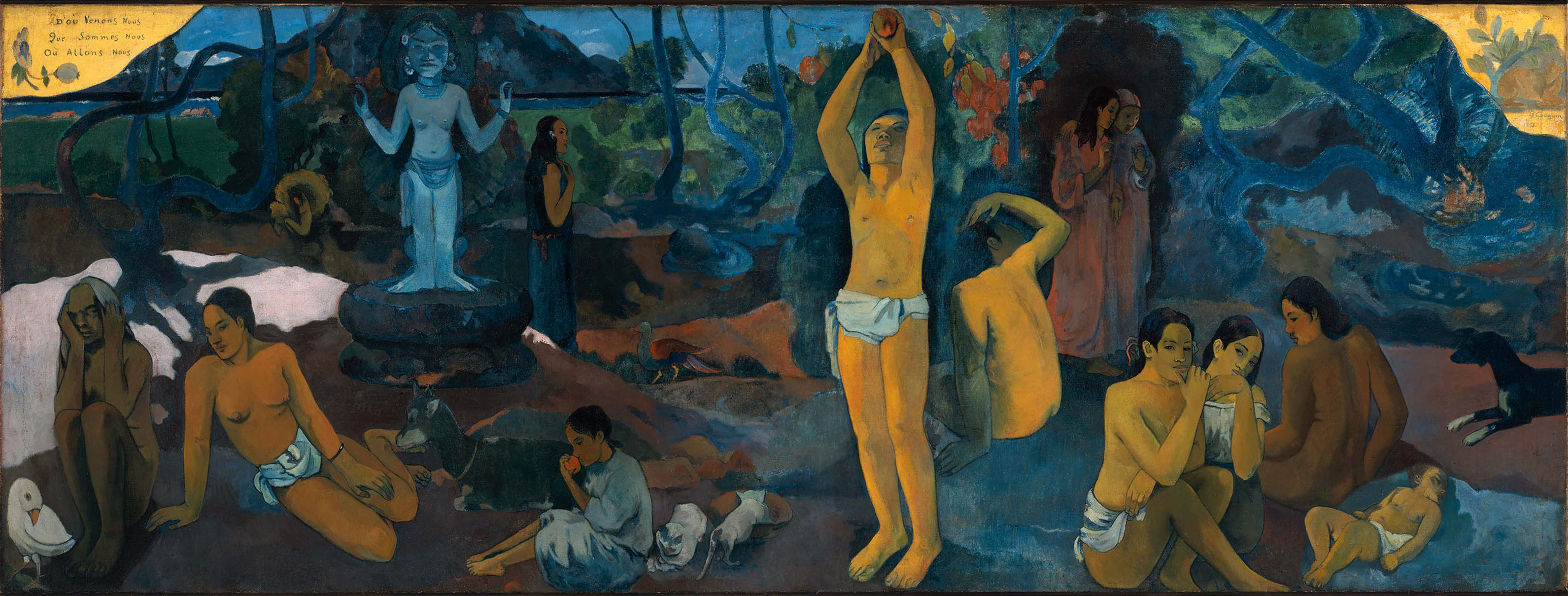Målningen i fråga, av Paul Gauguin.