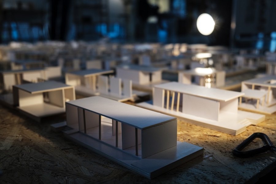 Photo miniature houses.