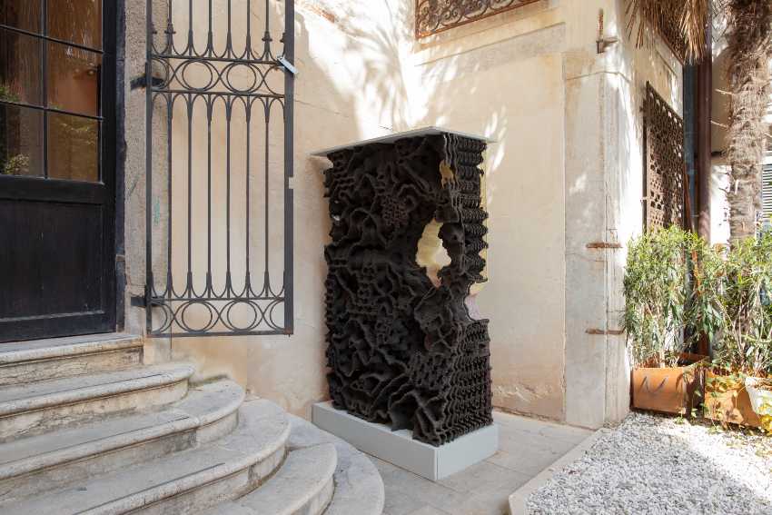 3D printed architecture in a Mediterranean environment.