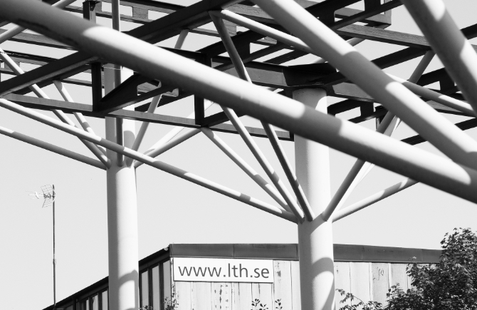 Detalj av LTH-fontänen. Foto